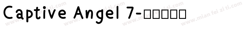 Captive Angel 7字体转换